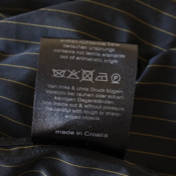 Odeeh Belted Pinstripe Wrap Dress - Picture 14 of 16